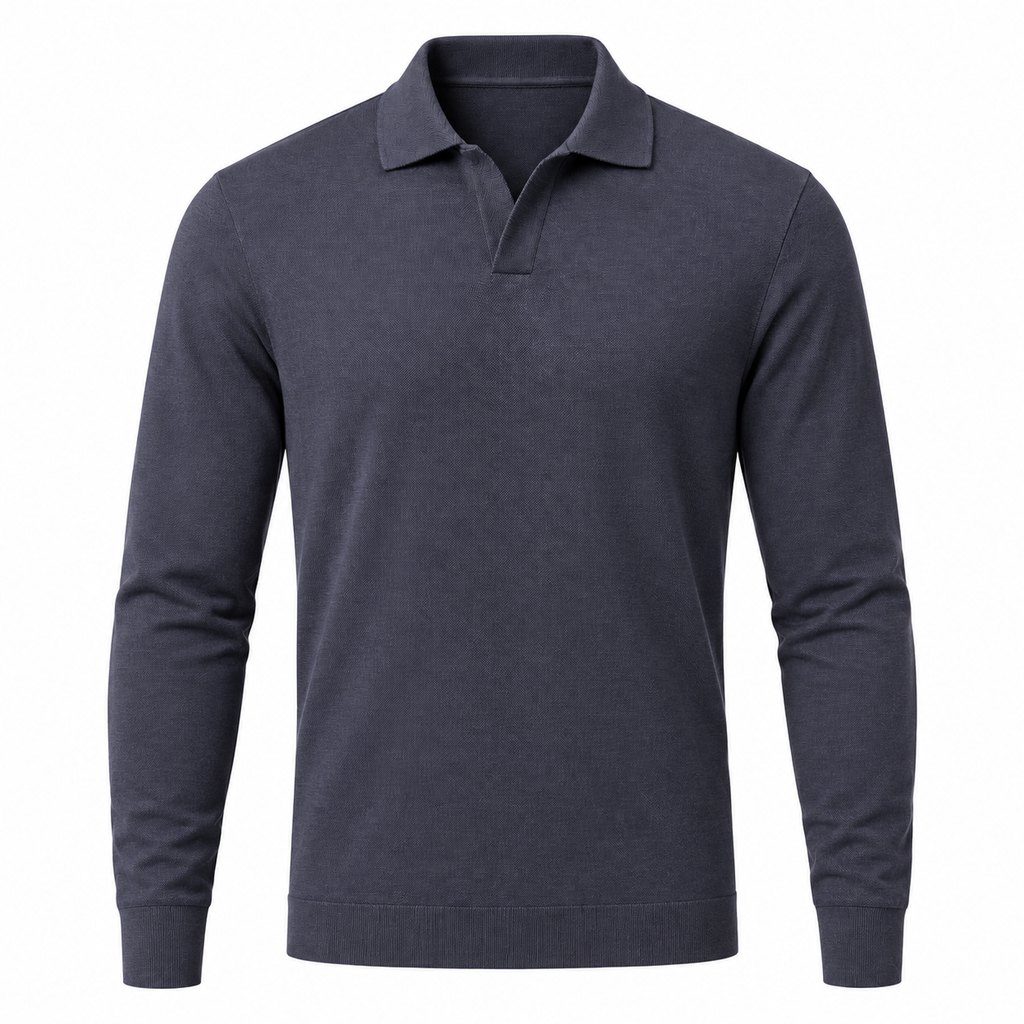 Polo de Manga Larga para Hombre