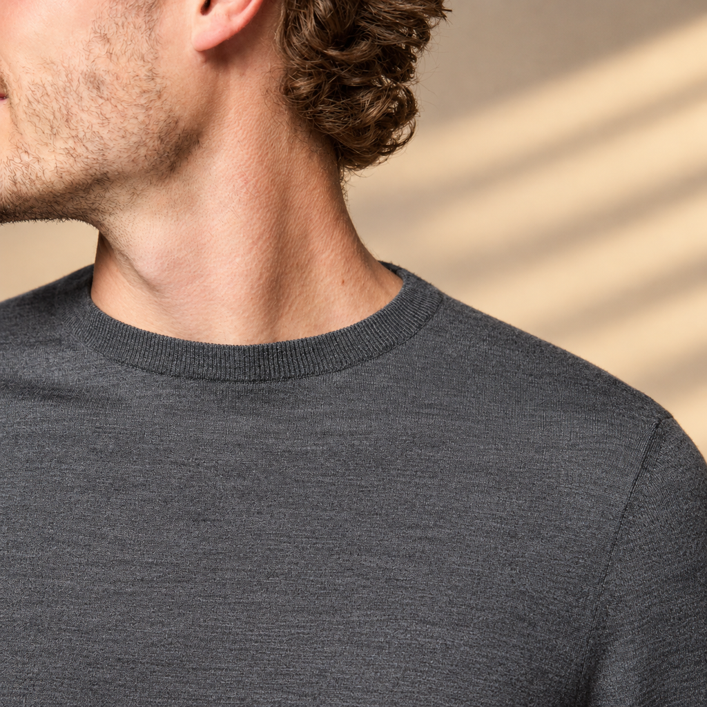 Suéter de Cuello Redondo para Hombre