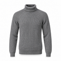 Suéter de Cachemira con Cuello Alto para Hombre