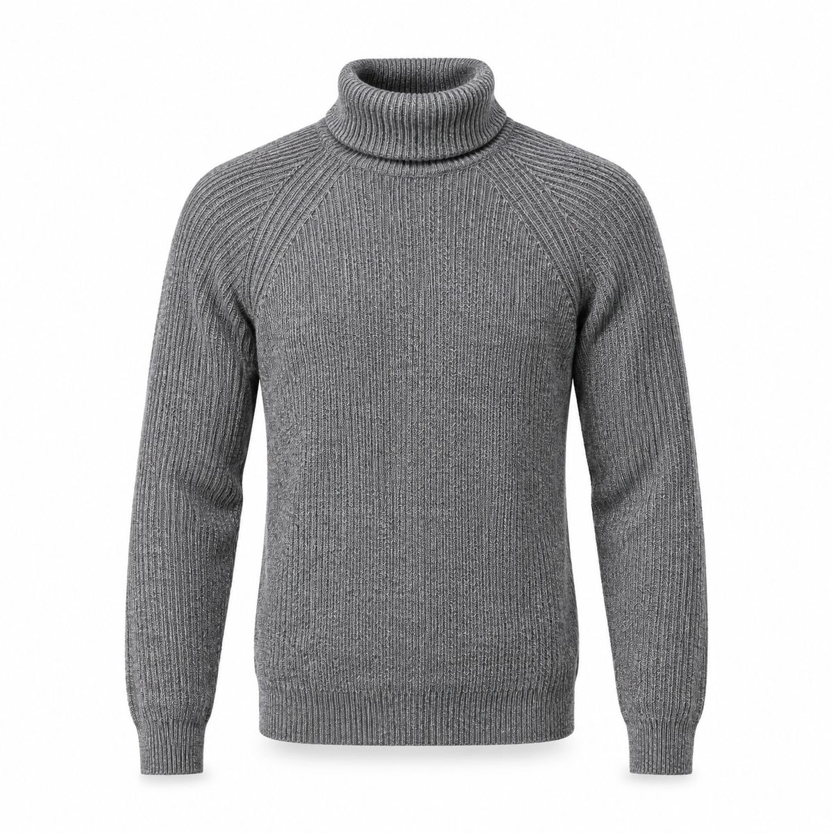 Suéter de Cachemira con Cuello Alto para Hombre