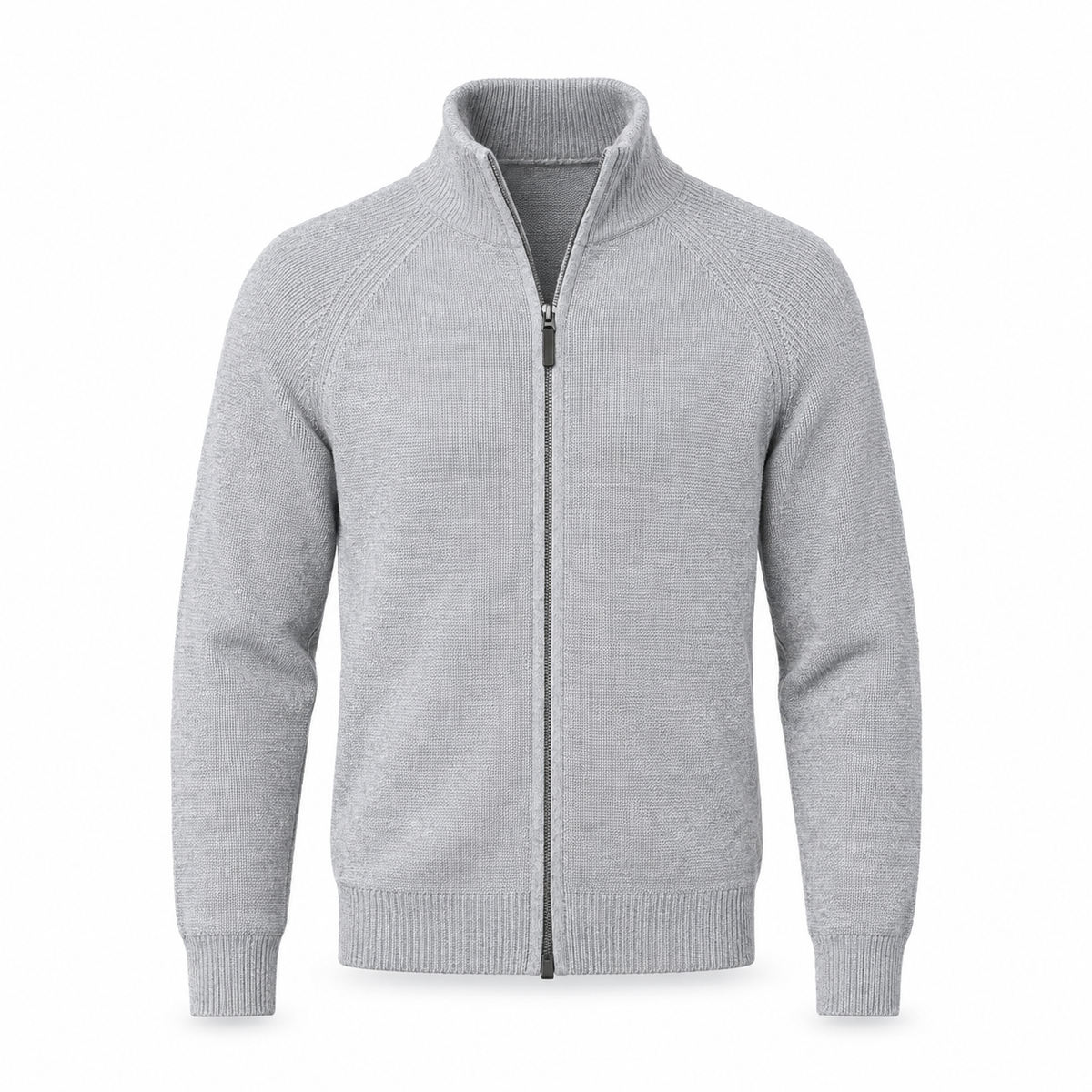 Jersey de Cachemira con Cremallera para Hombre
