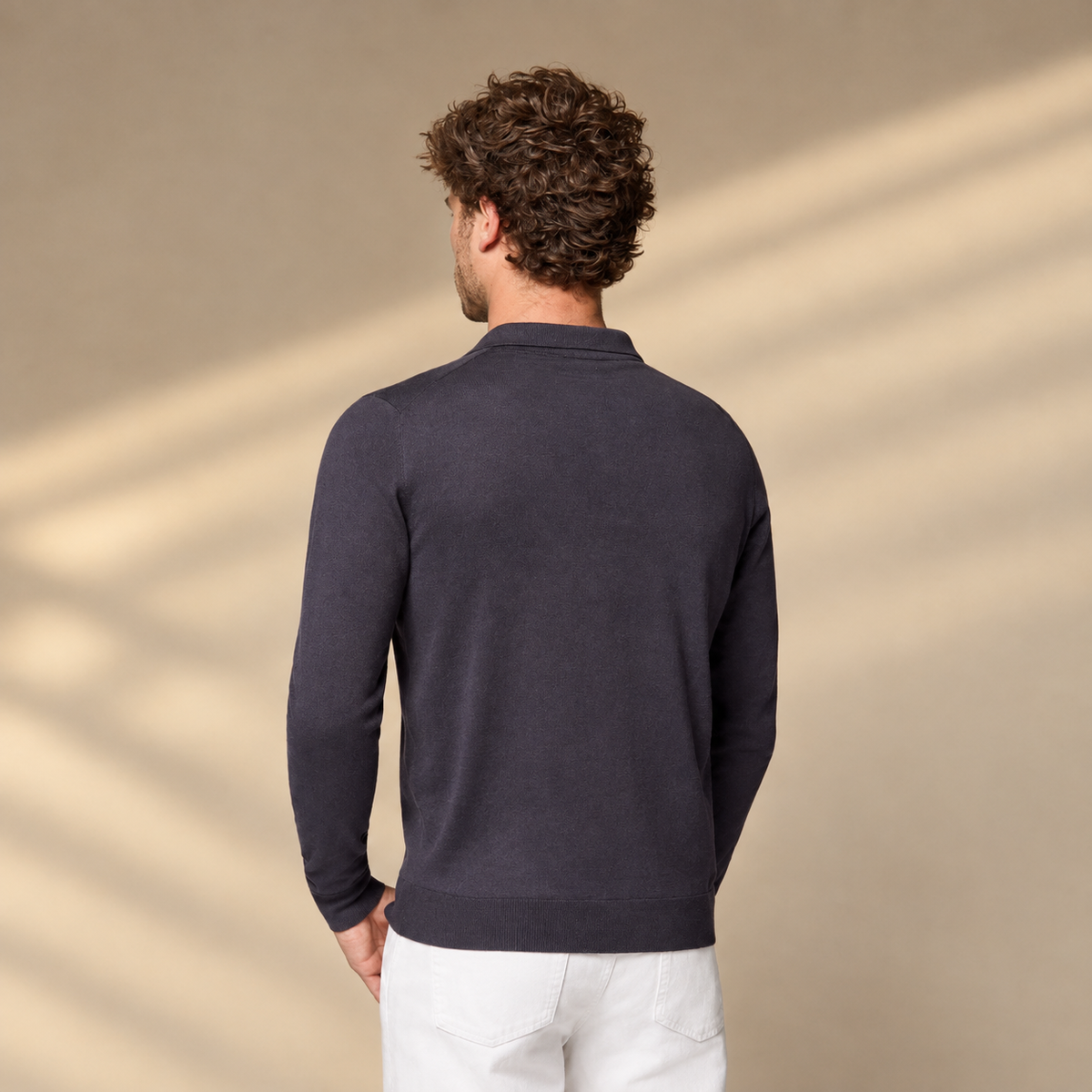 Polo de Manga Larga para Hombre