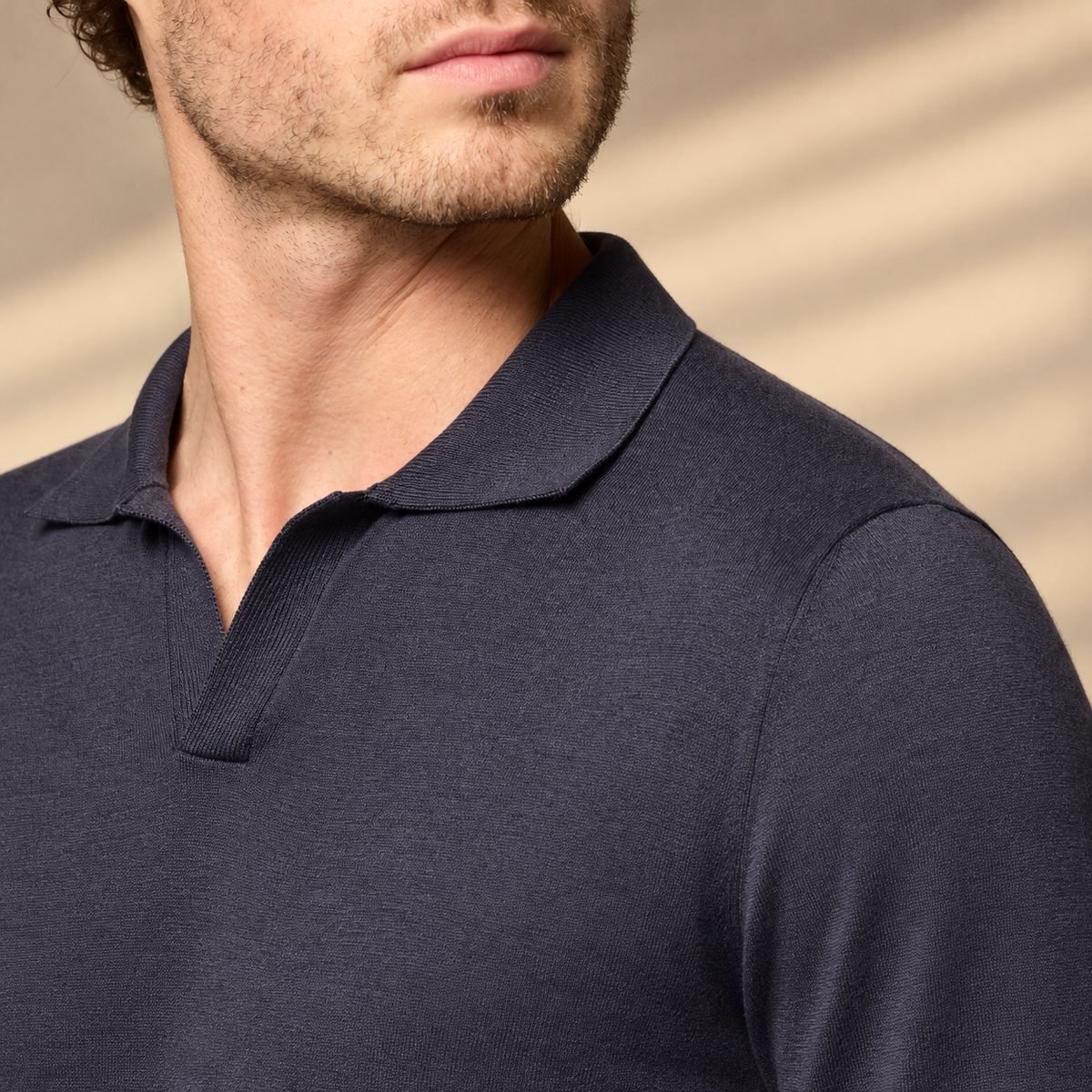 Polo de Manga Larga para Hombre